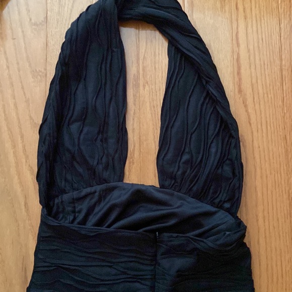 NWT Cider Black Halter Backless Dress - Picture 4 of 8